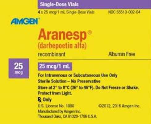 Aranesp®阿法达贝泊|darbepoetin alfa注射液中文说明书_香港济民药业