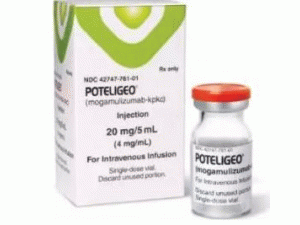 Poteligeo 20mg/5mL(Mogamulizumab-kpkc Injection)中文说明书_香港济民药业