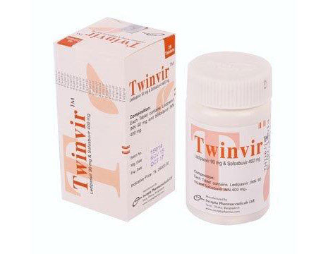 孟加拉吉利德二代Twinvir（ledipasvir 90mg+Sofosbuvir） 400mg 中文说明书_香港济民药业