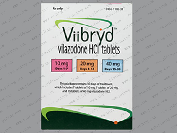 Viibryd（维拉佐酮 Vilazodone）中文说明书_香港济民药业