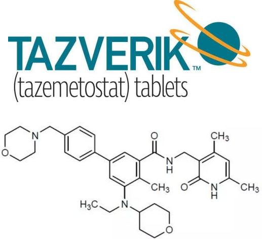 EZH2抑制剂Tazverik（tazemetostat）获美FDA批准新适应症：滤泡性淋巴瘤（FL）_香港济民药业