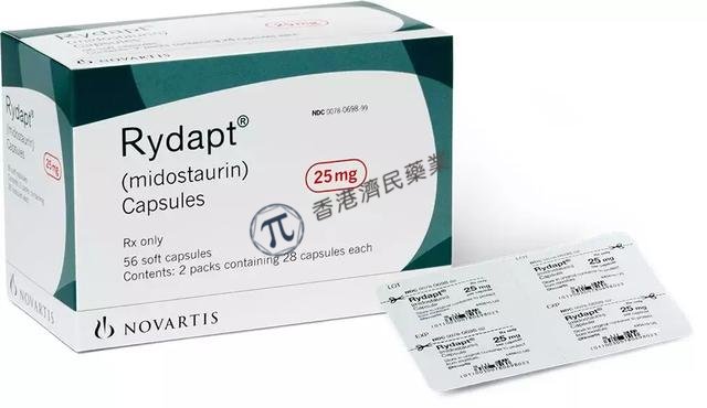 米哚妥林Rydapt（Midostaurin）治疗FLT3+急性髓细胞白血病成人患者，显著提高总生存期_香港济民药业