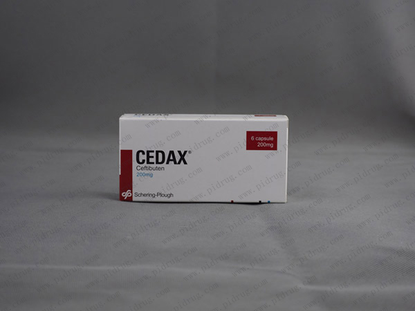 先力腾 CEDAX® 头孢布烯胶囊ceftibuten capsules和头孢布烯干混悬剂中文说明书