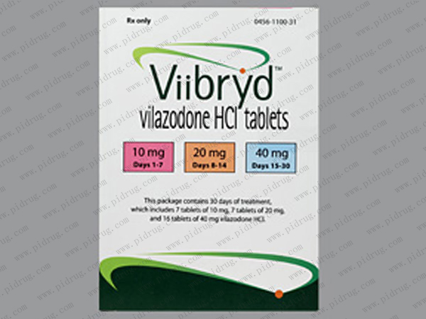 Vilbryd（vilazodone hydrochloride）
