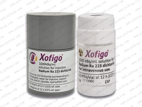 Xofigo（radium Ra 223 dichloride）