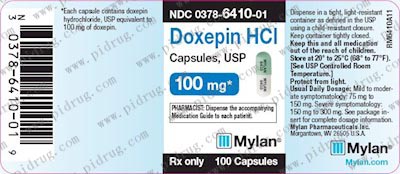 多塞平doxepin