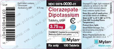 二钾氯氮Clorazepate Dipotassium（氯卓酸钾）
