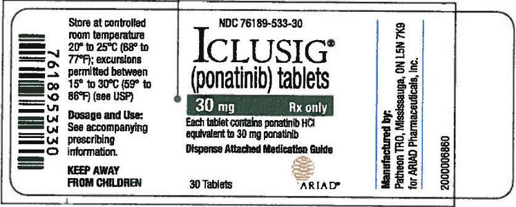 Iclusig(Ponatinib)帕纳替尼中文说明书_香港济民药业