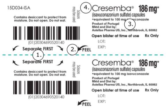 CRESEMBA-硫酸艾沙康唑-isavuconazonium sulfate中文说明书_香港济民药业