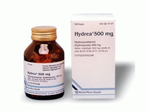 羟基脲胶囊HYDREA(hydroxyurea capsules, USP)中文说明书