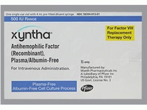 Xyntha injection solution抗血友病因子[重组]冻干粉注射剂中文说明书