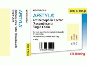 Afstyla Injection抗血友病因子（重组）粉/注射用溶剂中文说明书_香港济民药业