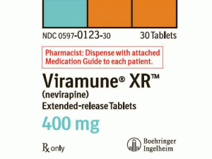 Viramune XR (nevirapine 奈韦拉平缓释片)中文说明书