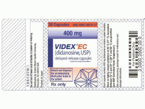 VIDEX EC(didanosine Delayed-Release Capsules)中文说明书