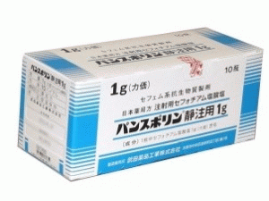 Pansporin intravenous 盐酸头孢替安冻干粉注射剂中文说明书
