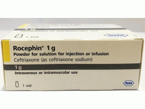 Rocephin Injection（Ceftriaxone 头孢曲松钠冻干粉注射剂）中文说明书