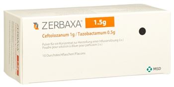 ZERBAXA Trockensub头孢洛芬和他唑巴坦复方注射剂中文说明书_香港济民药业 ZERBAXA Trockensub头孢洛芬和他唑巴坦复方注射剂中文说明书_香港济民药业