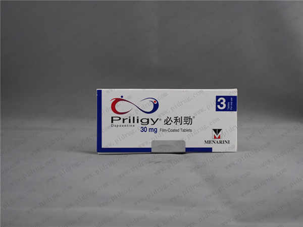 必利劲PRILIGY 盐酸达泊西汀