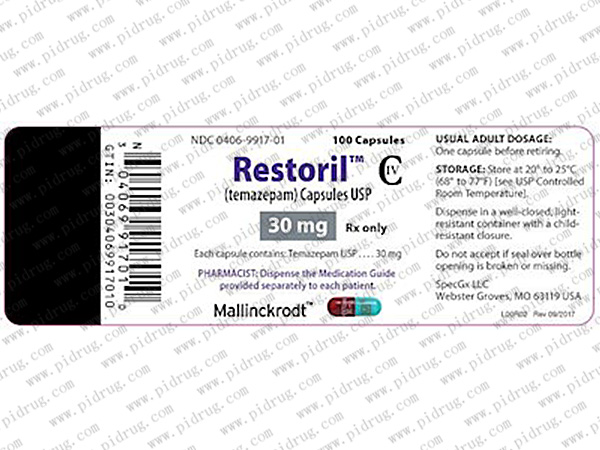 替马西泮Restoril