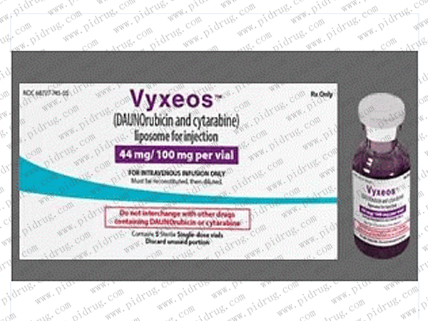 Vyxeos 柔红霉素/阿糖胞苷复方冻干粉注射剂中文说明书