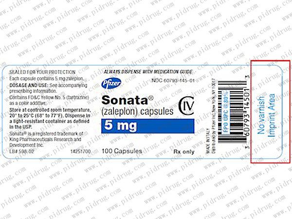 非苯二氮卓类短效催眠剂--Sonata(Zaleplon)_香港济民药业