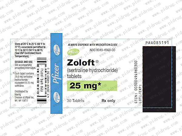 盐酸舍曲林片Zoloft_香港济民药业