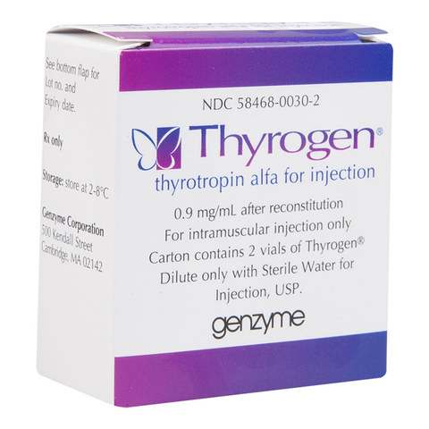Thyrogen(促甲状腺素α)有什么副作用及注意事项？