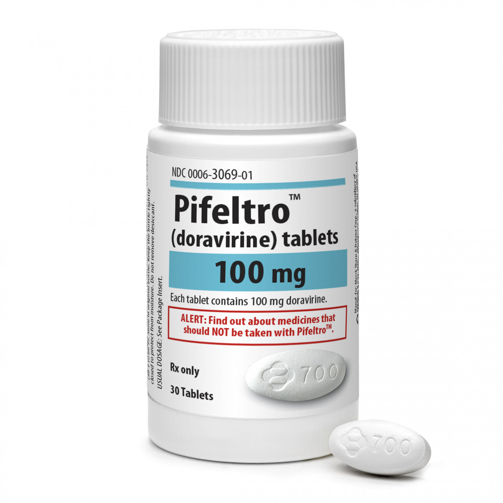 艾滋病药物-Pifeltro(多拉韦林)获国家药监局批准用于治疗HIV-1感染