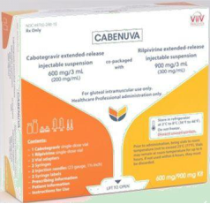 Cabenuva（Cabotegravir/Rilpivirine）卡博特韦/利匹韦林