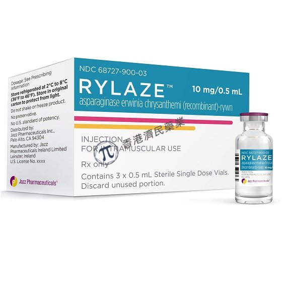 美国批准Rylaze(天冬酰胺酶)治疗急性淋巴细胞白血病 (ALL)/淋巴母细胞淋巴瘤(LBL)_香港济民药业