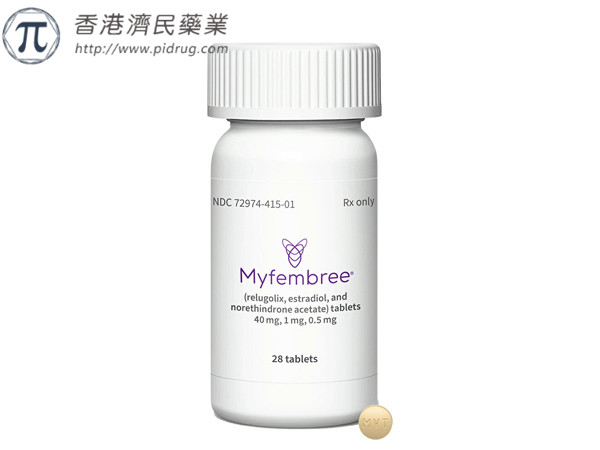 FDA受理妇科新药Myfembree新适应症申请：治疗子宫内膜异位症相关中重度疼痛!_香港济民药业