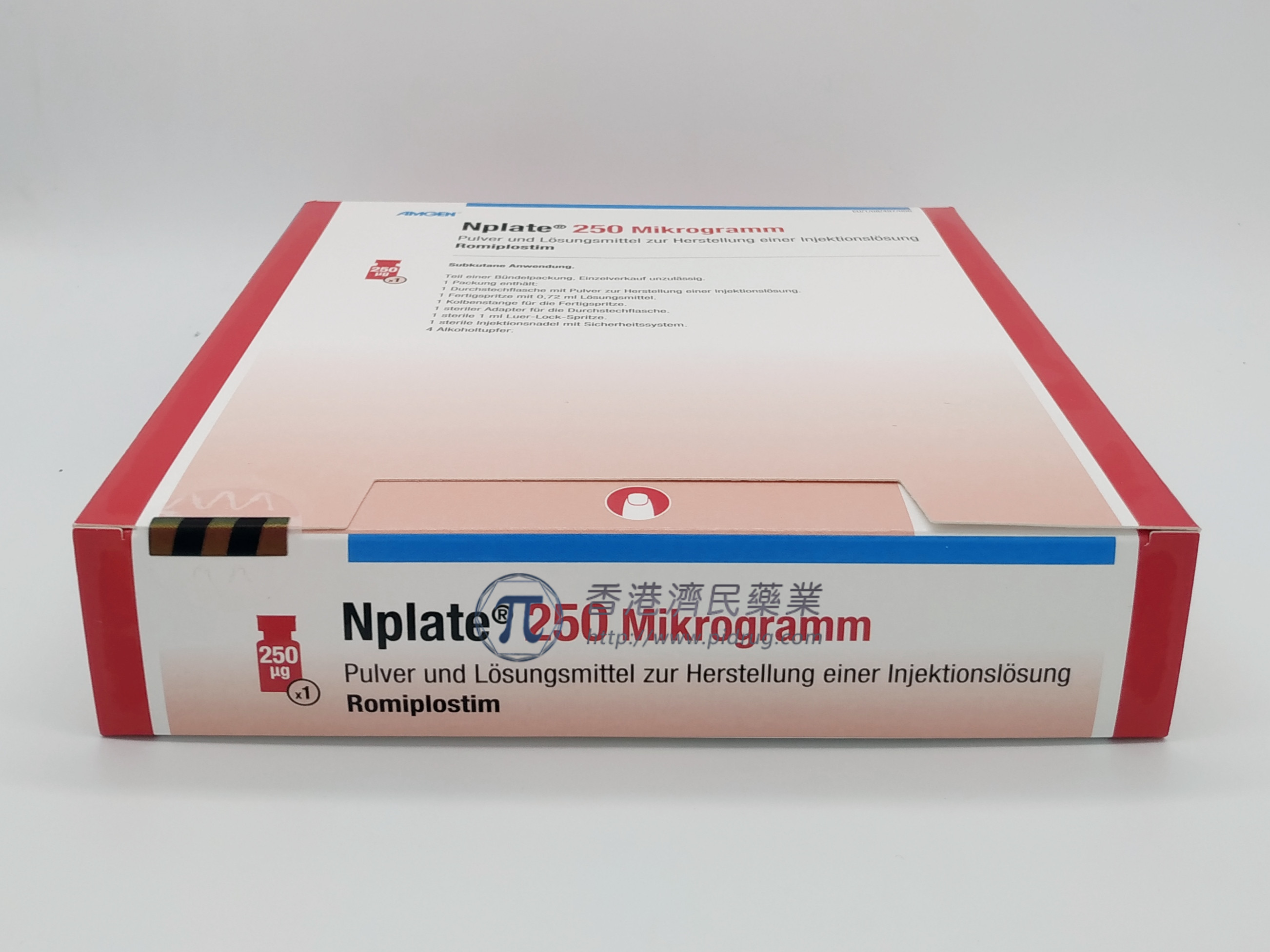 血小板减少症常规治疗药物Nplate（romiplostim,罗米司亭）