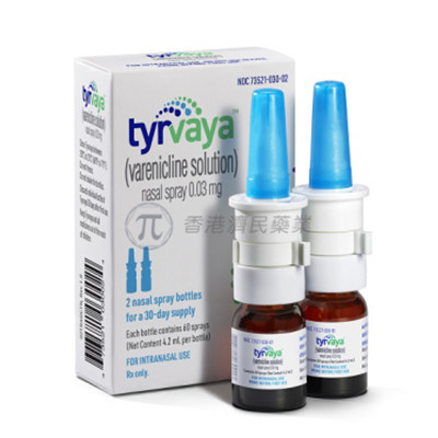 干眼症新药Tyrvaya（varenicline）鼻喷雾剂作用机制