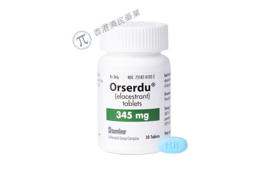 FDA批准Orserdu(elacestrant)用于ER+/HER2-、ESR1突变的晚期乳腺癌_香港济民药业