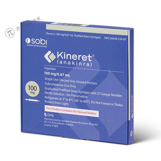 Kineret（anakinra）用于治疗白细胞介素-1受体缺乏症（DIRA）获FDA批准_香港济民药业