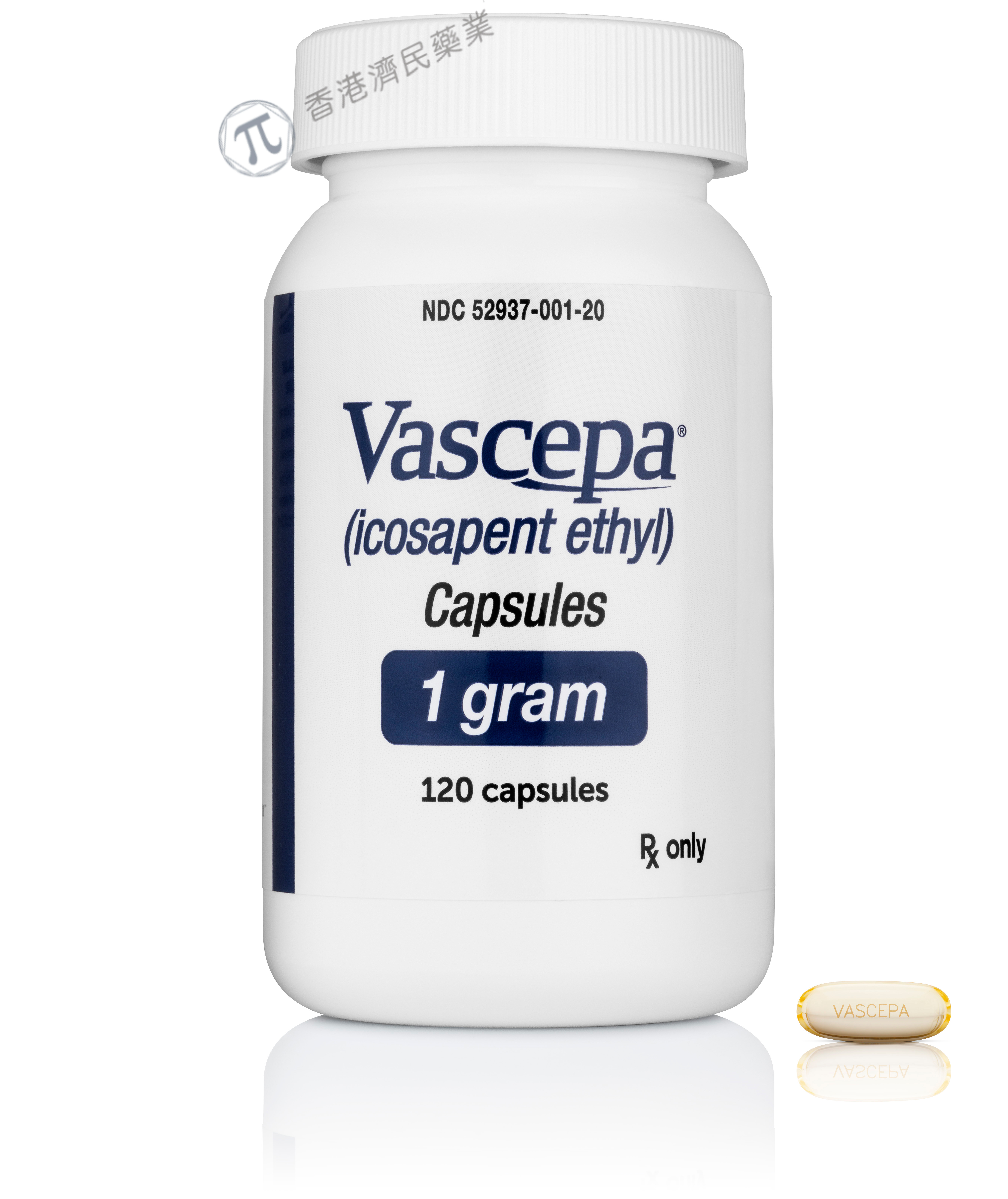 Vascepa（icosapent ethyl,二十碳五烯酸乙酯)中文说明书-价格-适应症-不良反应及注意事项_香港济民药业