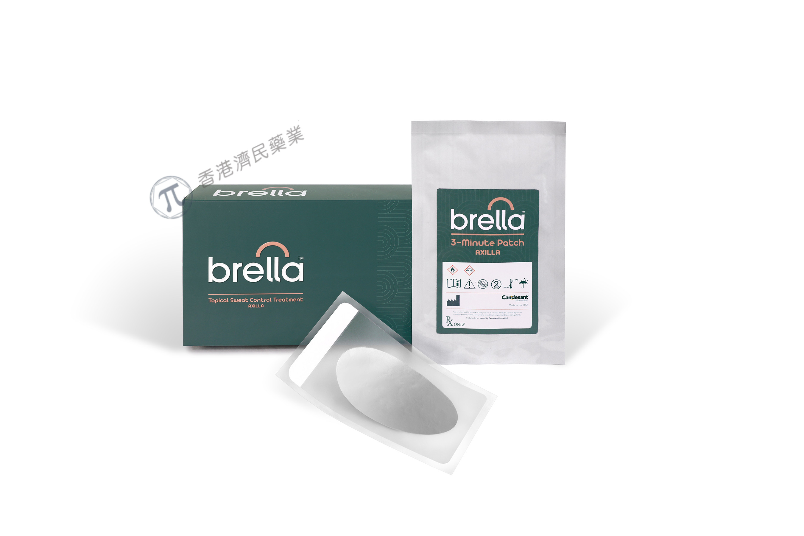 FDA批准非侵入性贴片疗法Brella用于减少成人腋下过度出汗_香港济民药业