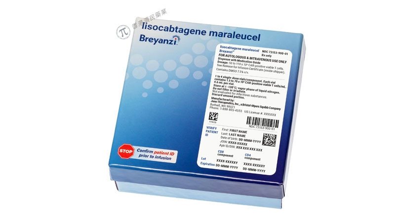 CAR-T疗法Breyanzi（liso-cel）2线治疗大B淋巴瘤获欧盟批准