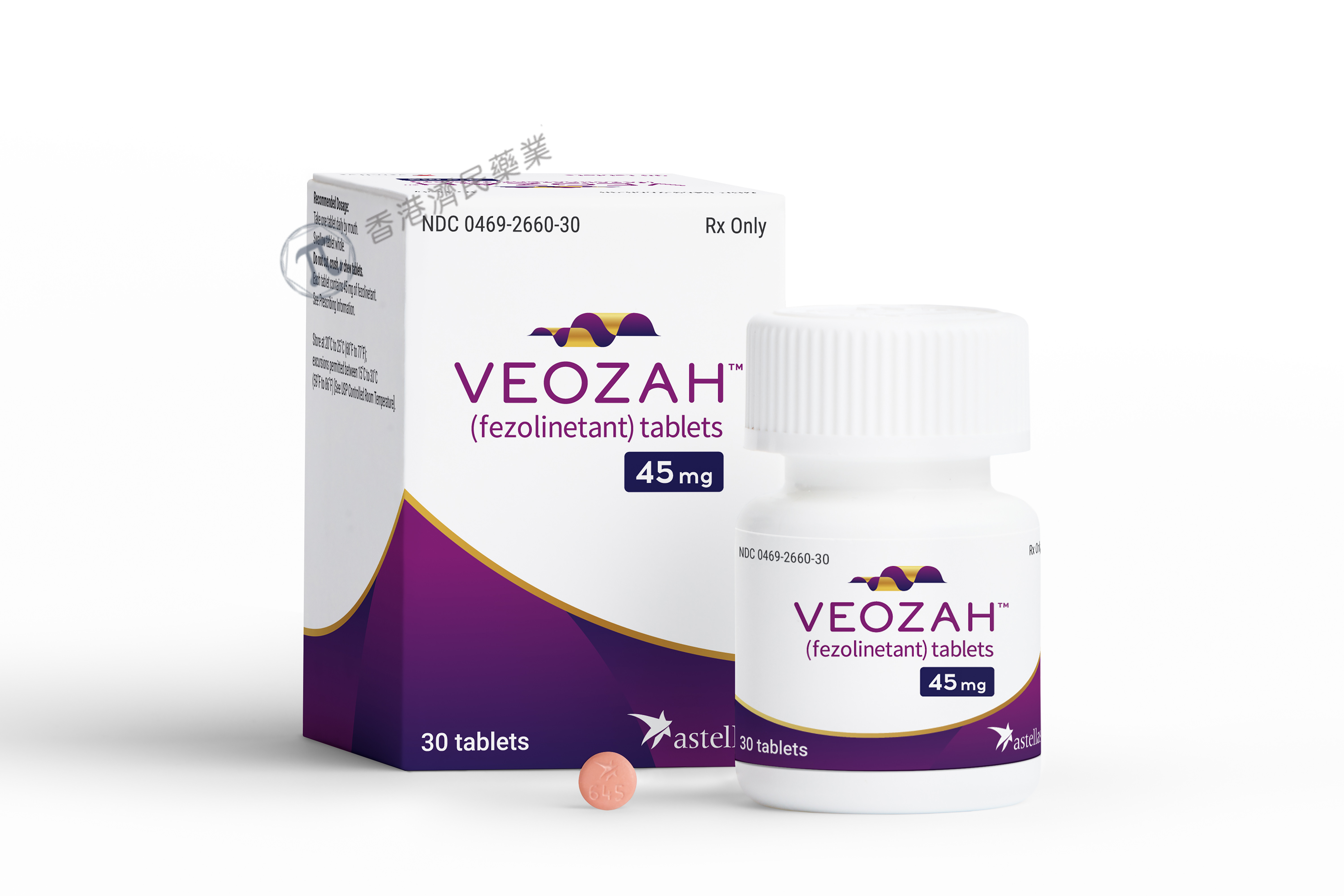 治疗因绝经引起的中度至重度血管舒缩症状！FDA批准Veozah (fezolinetant)