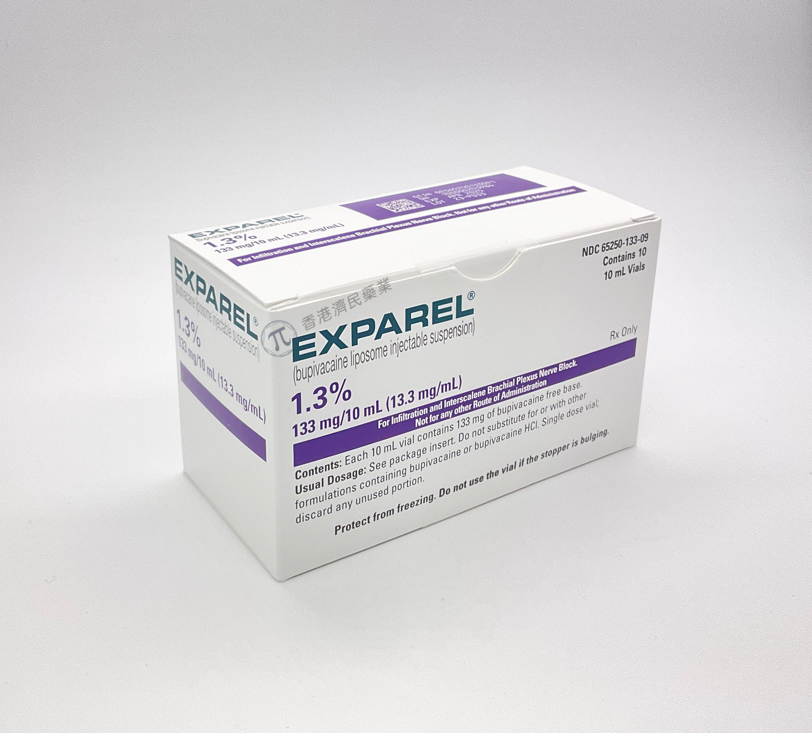 FDA批准扩大Exparel标签，用于坐骨神经和内收肌神经阻滞_香港济民药业