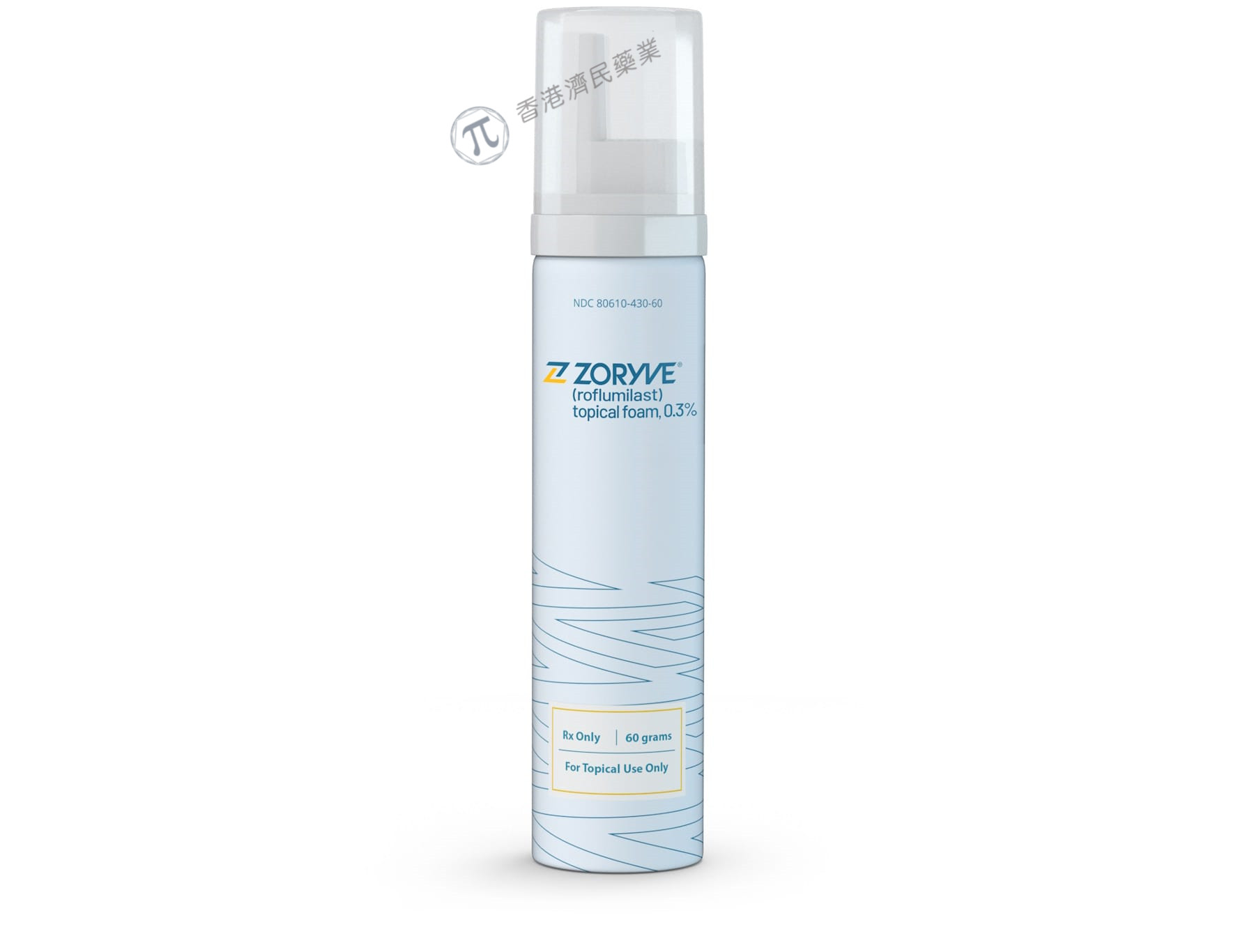 Zoryve外用泡沫0.3%现已在美国上市，用于脂溢性皮炎