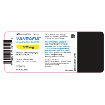 Vanrafia(atrasentan，阿曲生坦)治疗IgA肾病中文说明书-价格-适应症-不良反应及注意事项_香港济民药业