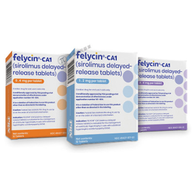 Felycin®-CA1（sirolimus delayed-release tablets,西罗莫司缓释片剂）