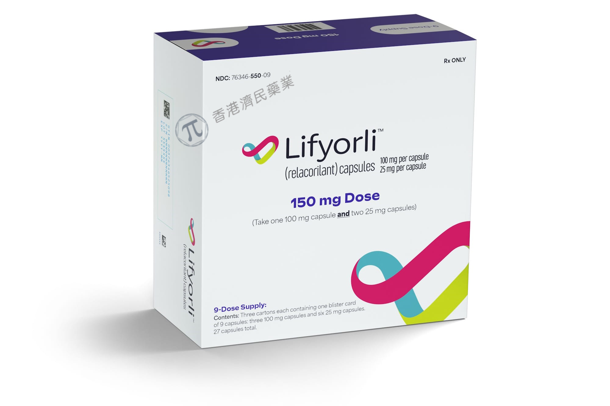 Lifyorli(relacoriant，瑞拉可兰)中文说明书-价格-适应症-不良反应及注意事项