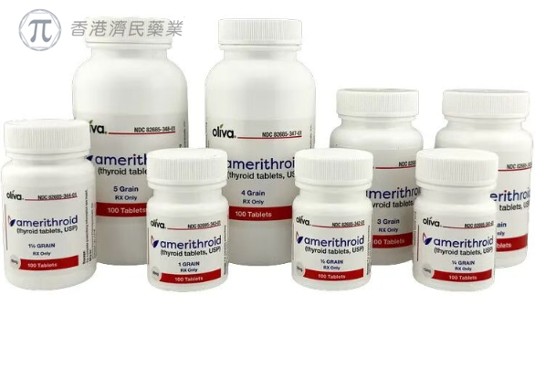 甲状腺片剂Amerithroid现已在美上市，用于治疗甲状腺功能减退症_香港济民药业