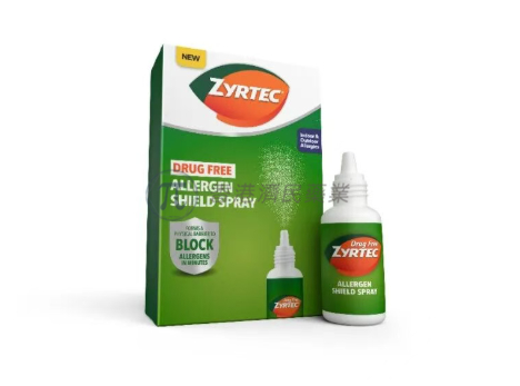 植物成分新型抗过敏鼻喷雾剂Zyrtec，数分钟起效，防护6小时_香港济民药业