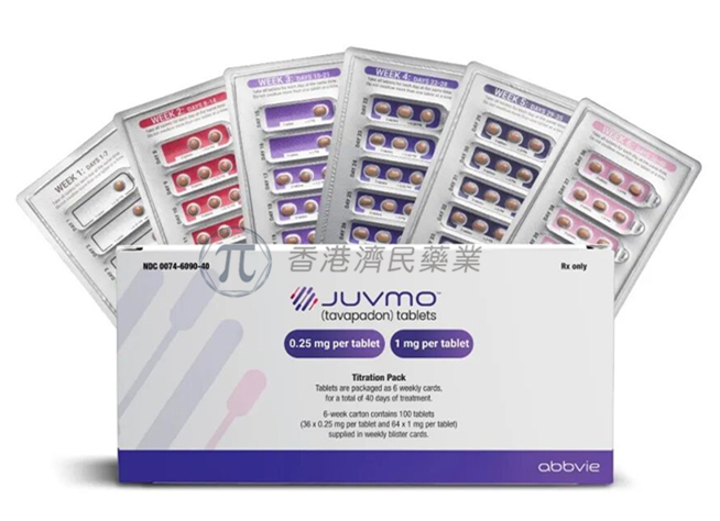JUVMO（tavapadon）中文说明书-价格-适应症-不良反应及注意事项_香港济民药业